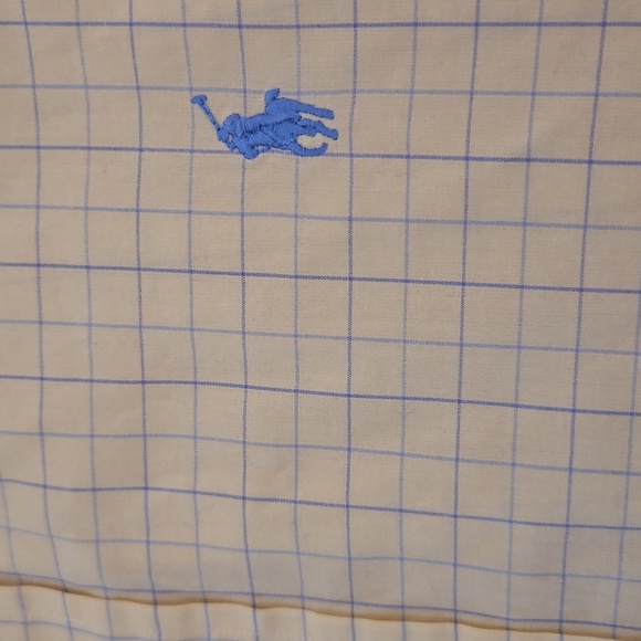 Polo by Ralph Lauren Yellow Checkered Yarmouth Button Down Men's Shirt - Picture 4 of 4